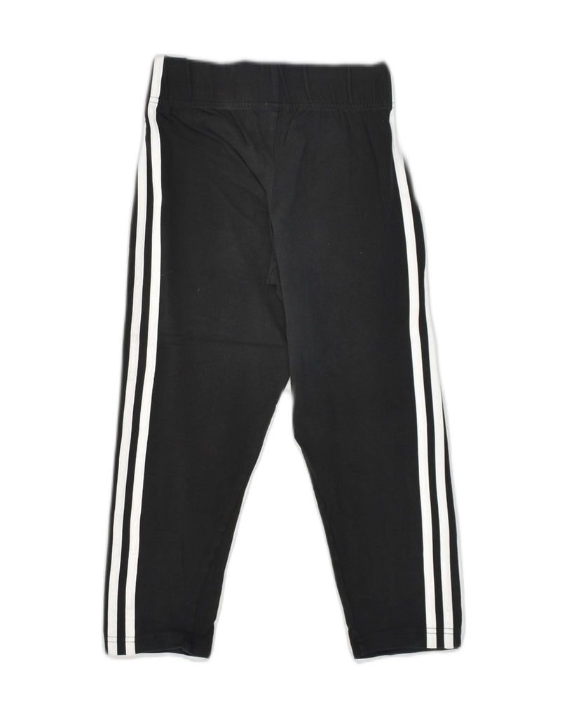 ADIDAS Womens Tracksuit Trousers UK 4/6 XS Black Cotton | Vintage Adidas | Thrift | Second-Hand Adidas | Used Clothing | Messina Hembry 