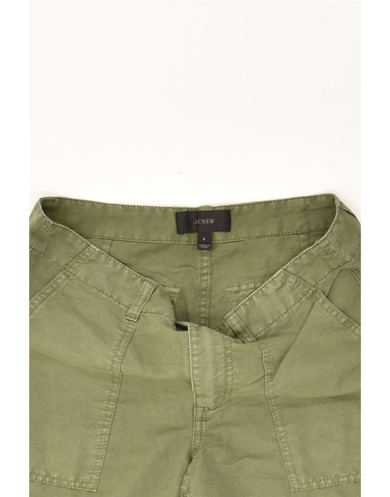 J. CREW Womens Chino Shorts US 6 Medium W32  Green Cotton | Vintage J. Crew | Thrift | Second-Hand J. Crew | Used Clothing | Messina Hembry 