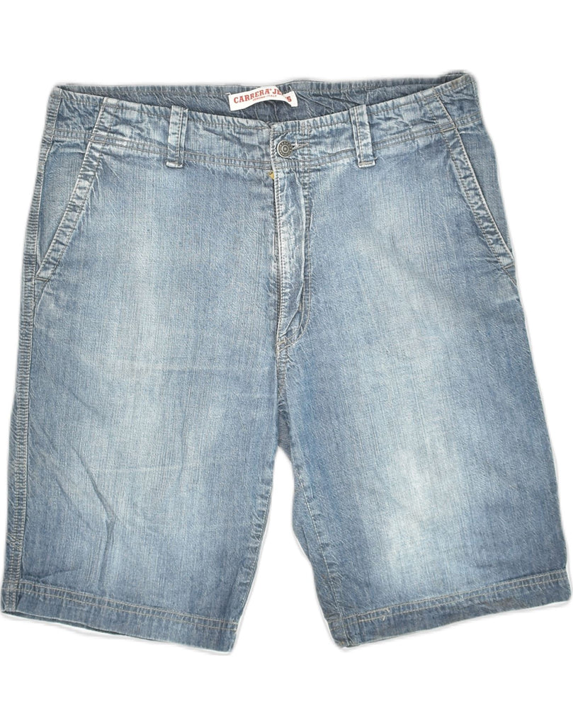 CARRERA Mens Denim Shorts W34 Large  Blue Cotton | Vintage Carrera | Thrift | Second-Hand Carrera | Used Clothing | Messina Hembry 