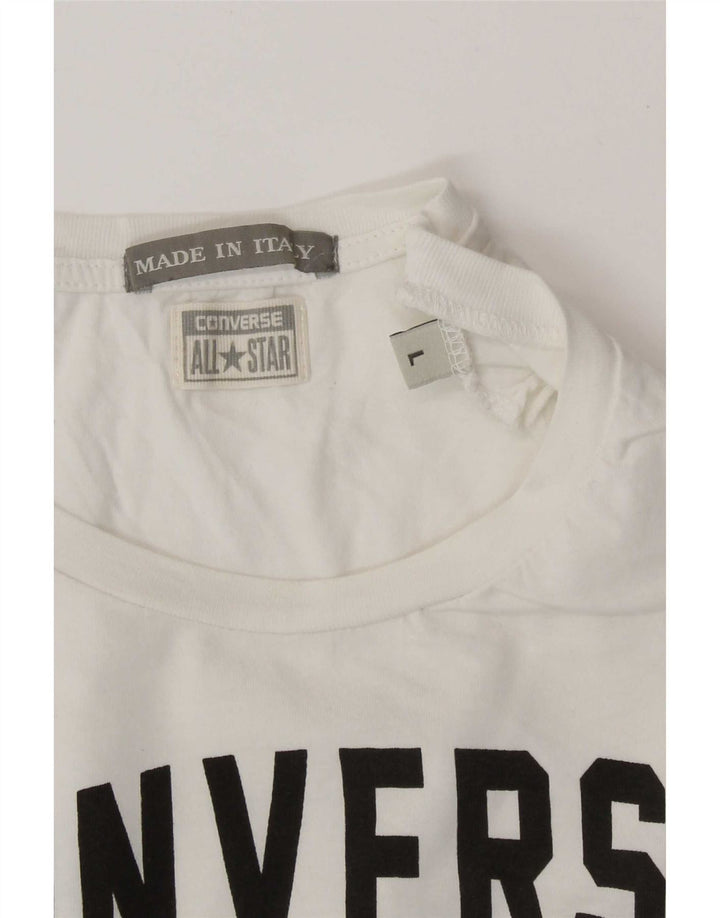Converse Womens Graphic Vest Top UK 14 Large White