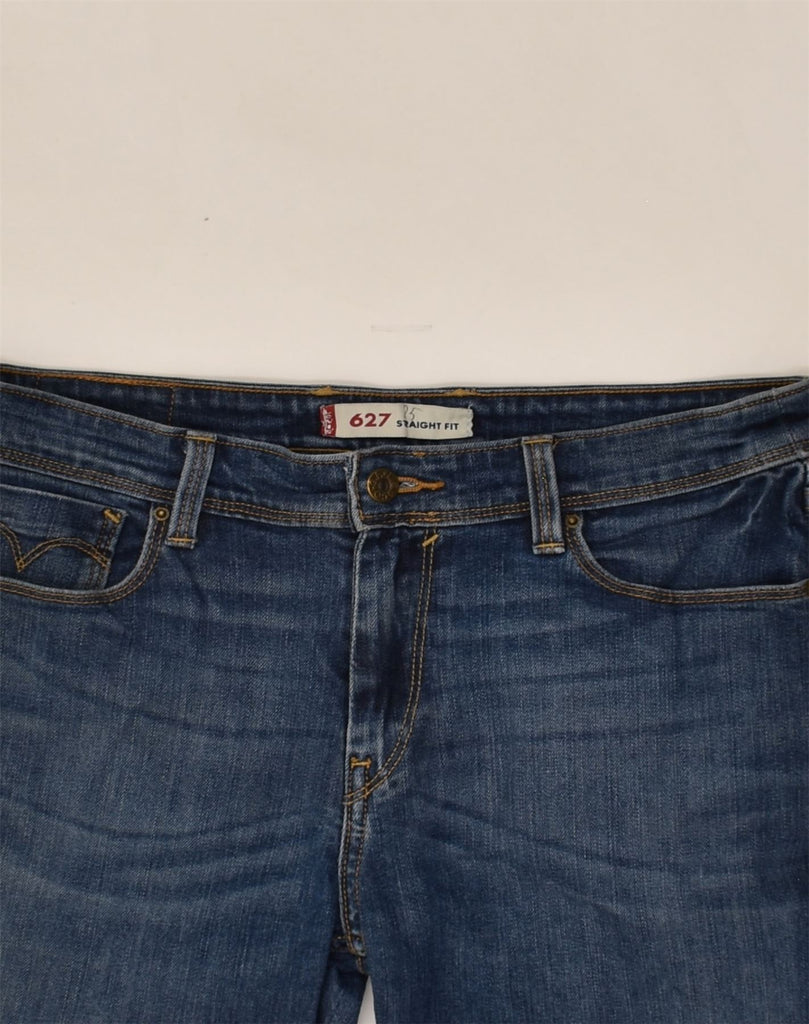 LEVI'S Womens 627 Straight Jeans W29 L30  Blue Cotton | Vintage Levi's | Thrift | Second-Hand Levi's | Used Clothing | Messina Hembry 