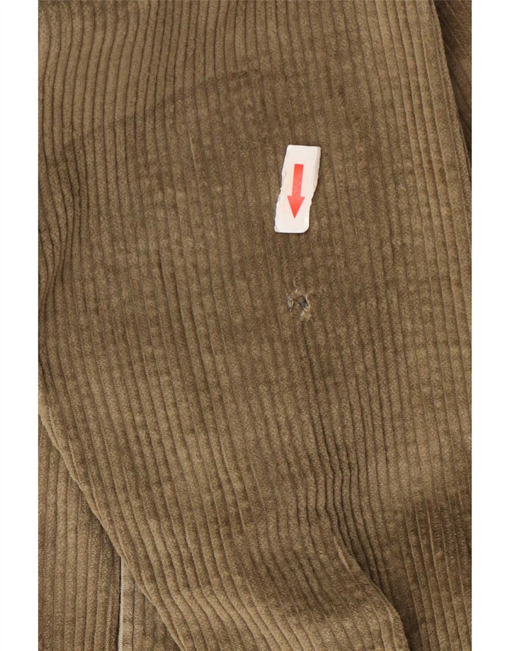 Energie Mens Corduroy Shirt Large Khaki Cotton