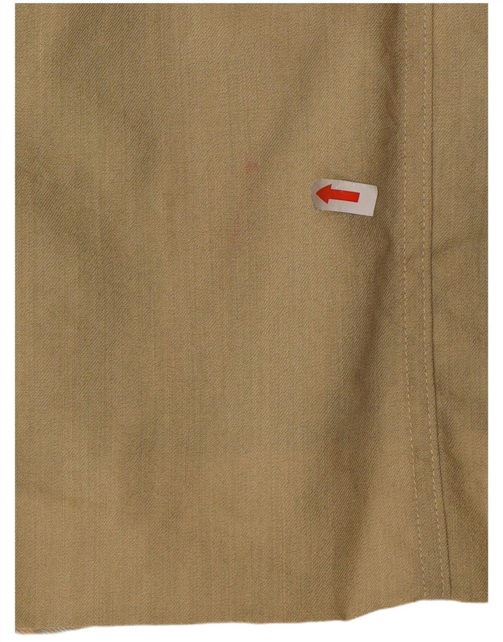 Marella Womens 5 Button Oversized Blazer Jacket UK 10 Small Khaki Wool