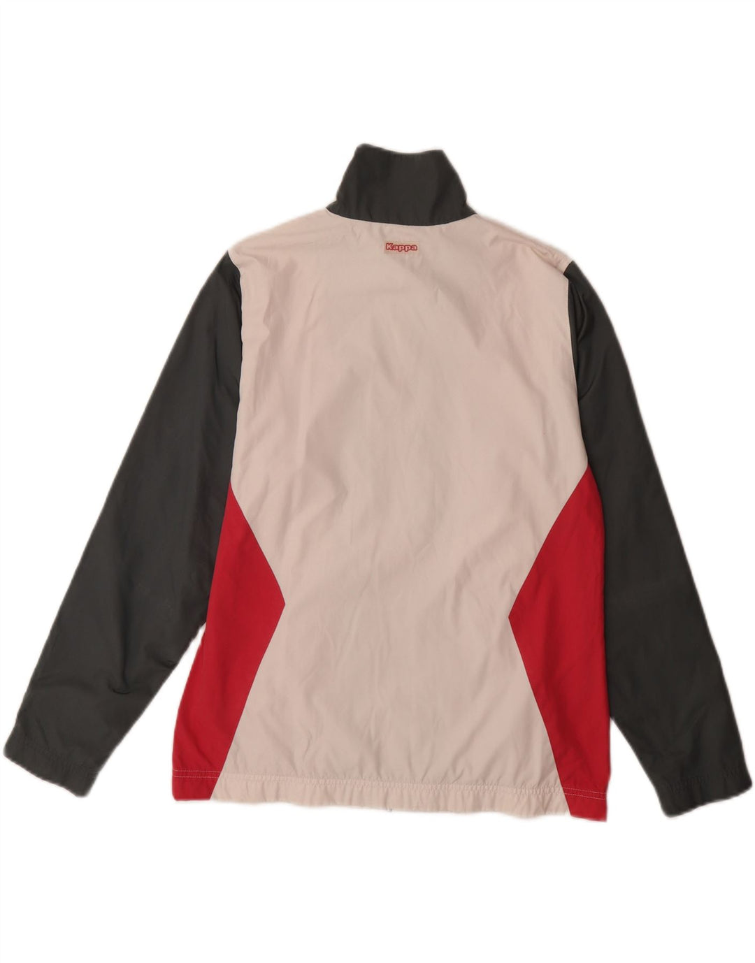 KAPPA Mens Tracksuit Top Jacket Small White Colourblock Polyester