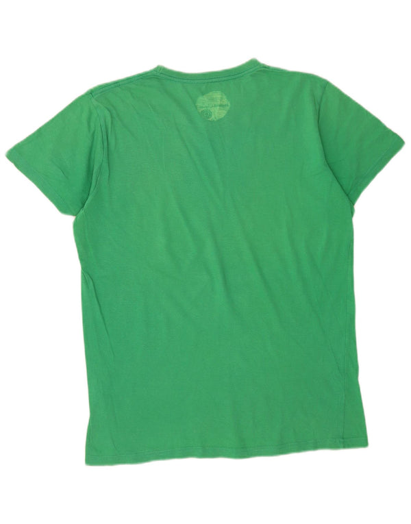 Element Mens Graphic T-Shirt Top Medium Green Cotton