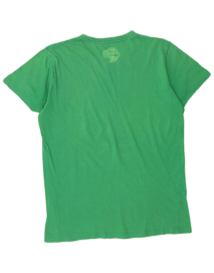 Element Mens Graphic T-Shirt Top Medium Green Cotton