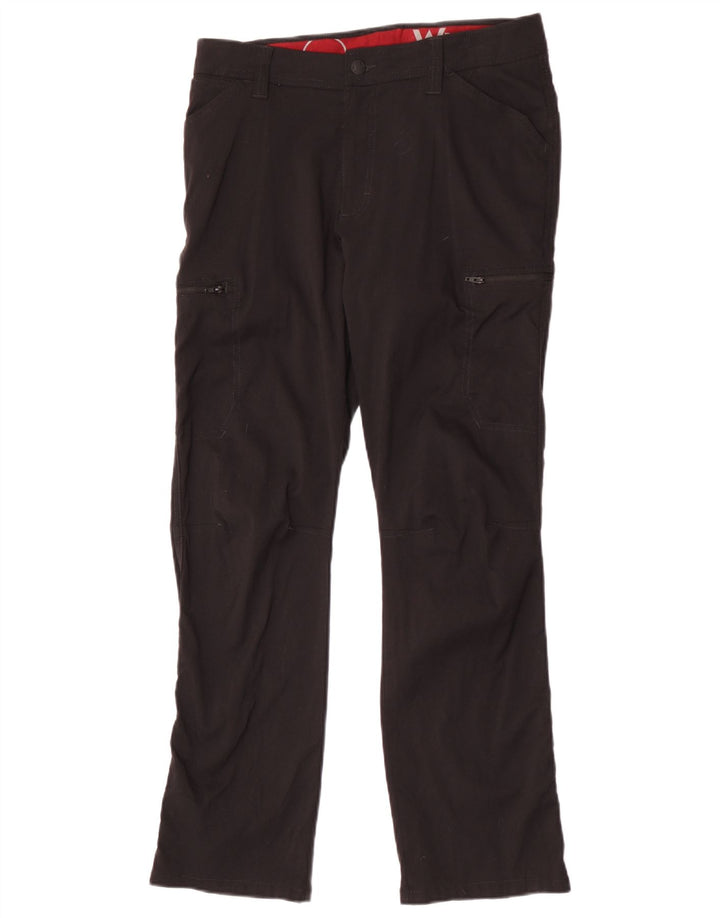 Wrangler Mens Slim Cargo Trousers W32 L30 Black Nylon