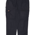 Dickies Mens Straight Cargo Trousers W44 L28 Navy Blue Polyester