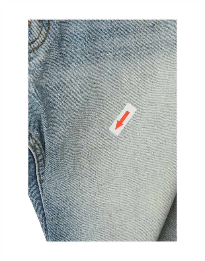 Zara Mens Distressed Straight Jeans EU 40 Medium W31 L29 Blue Cotton
