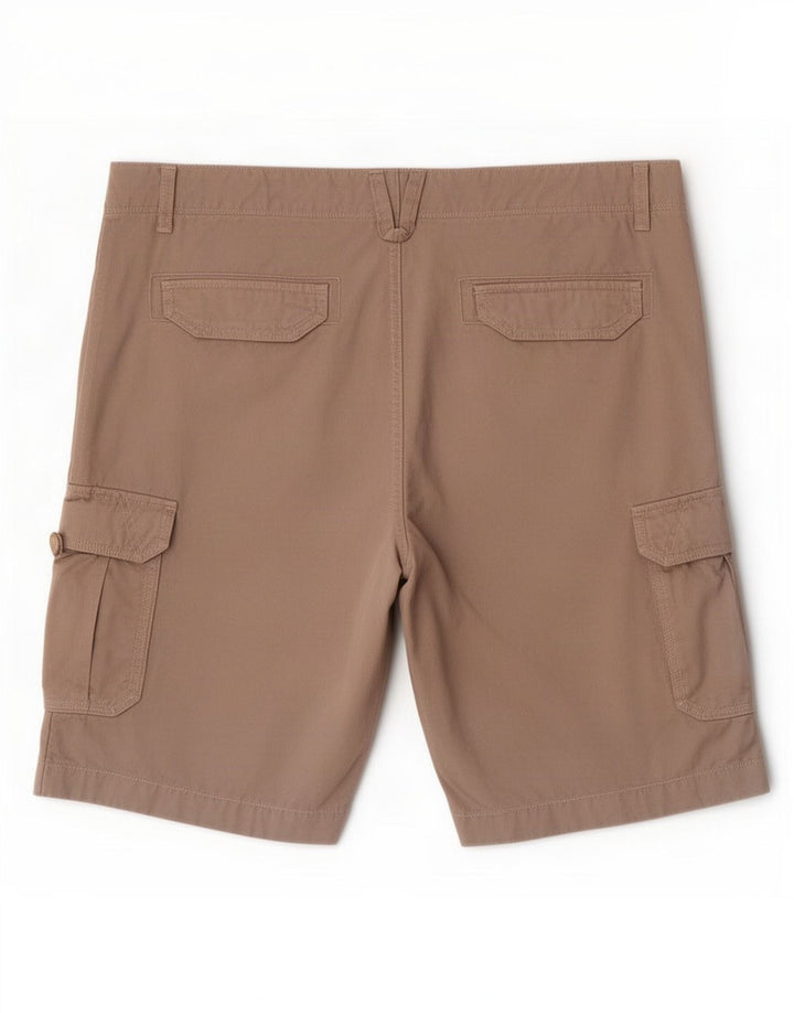 Alcott Mens Cargo Shorts W38 XL Beige Cotton