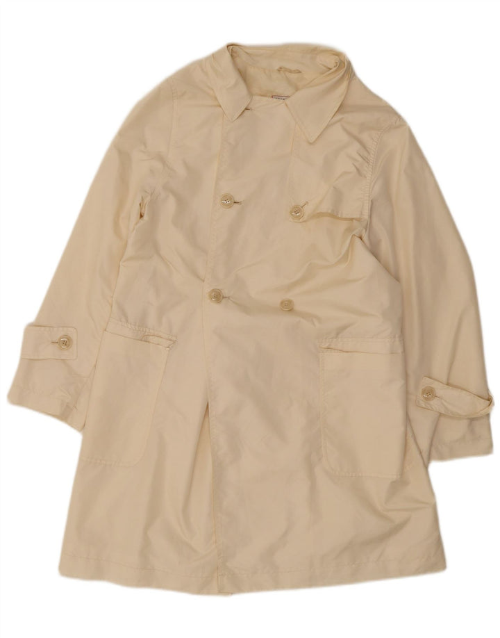 Max & Co. Womens Trench Coat UK 14 Medium Off White
