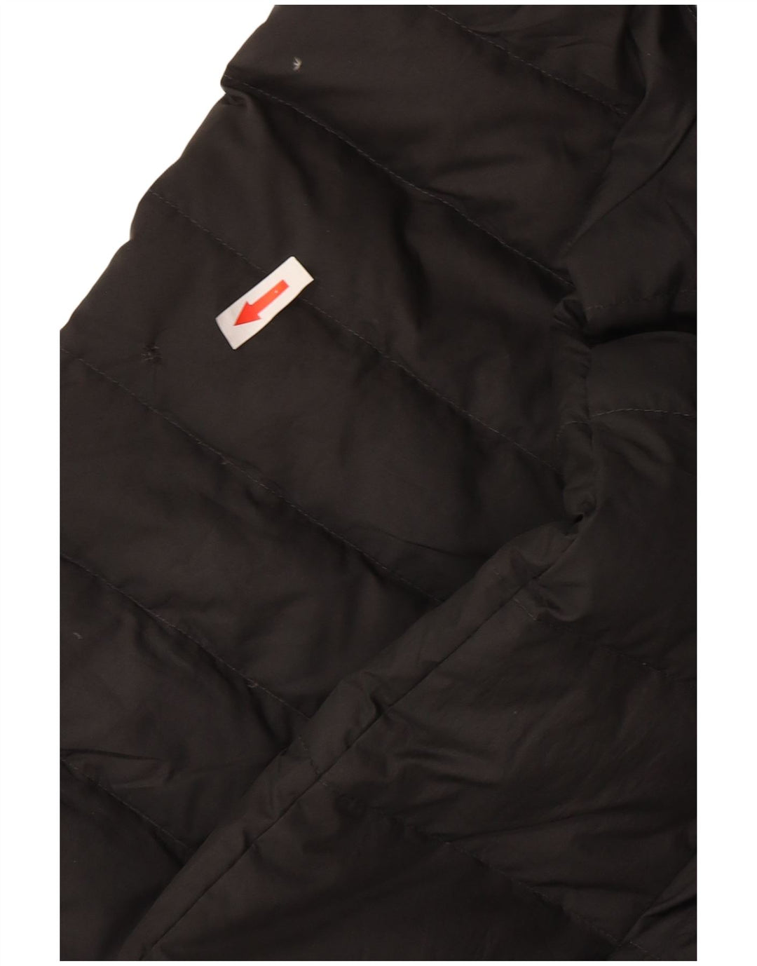 Nike Womens Hooded Padded Jacket UK 12 Medium Grey