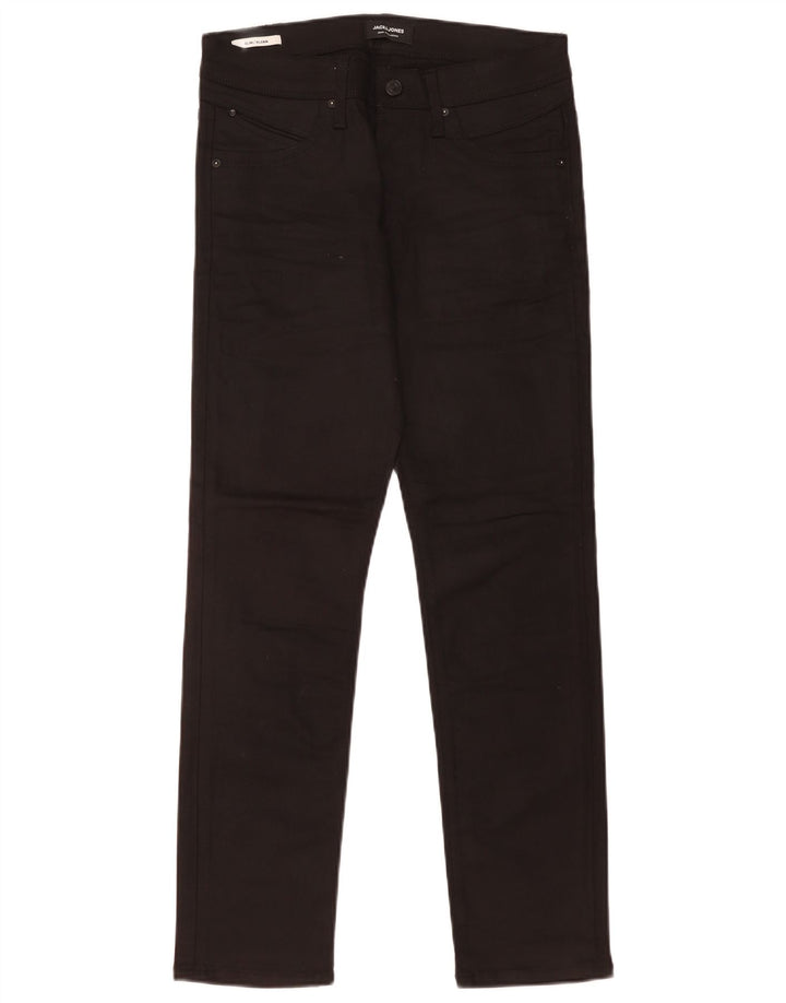 Jack & Jones Mens GLENN Slim Jeans W31 L30 Black Cotton