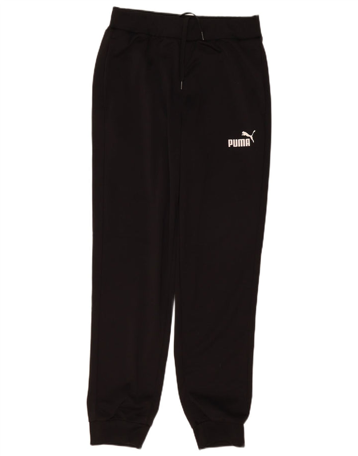 Puma Mens Tracksuit Trousers Joggers Medium Black Polyester