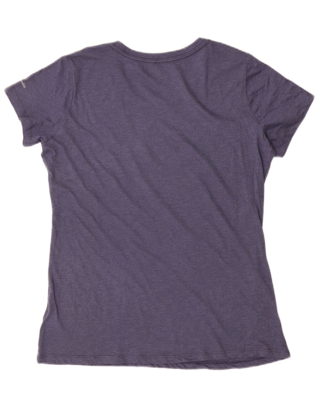 Columbia Womens Graphic T-Shirt Top UK 16 Large Navy Blue Polyester
