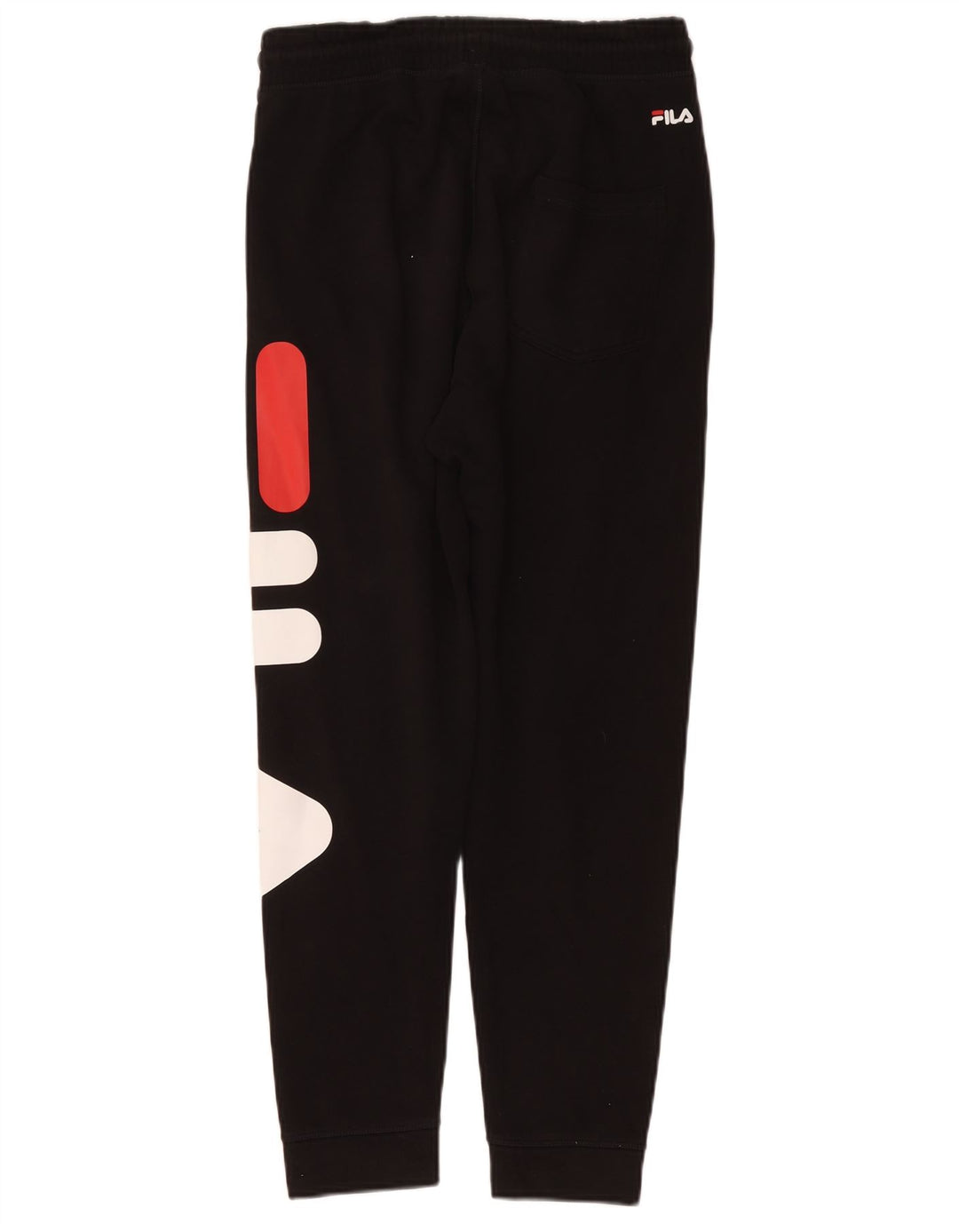 FILA Mens Graphic Tracksuit Trousers Joggers Medium  Black Cotton