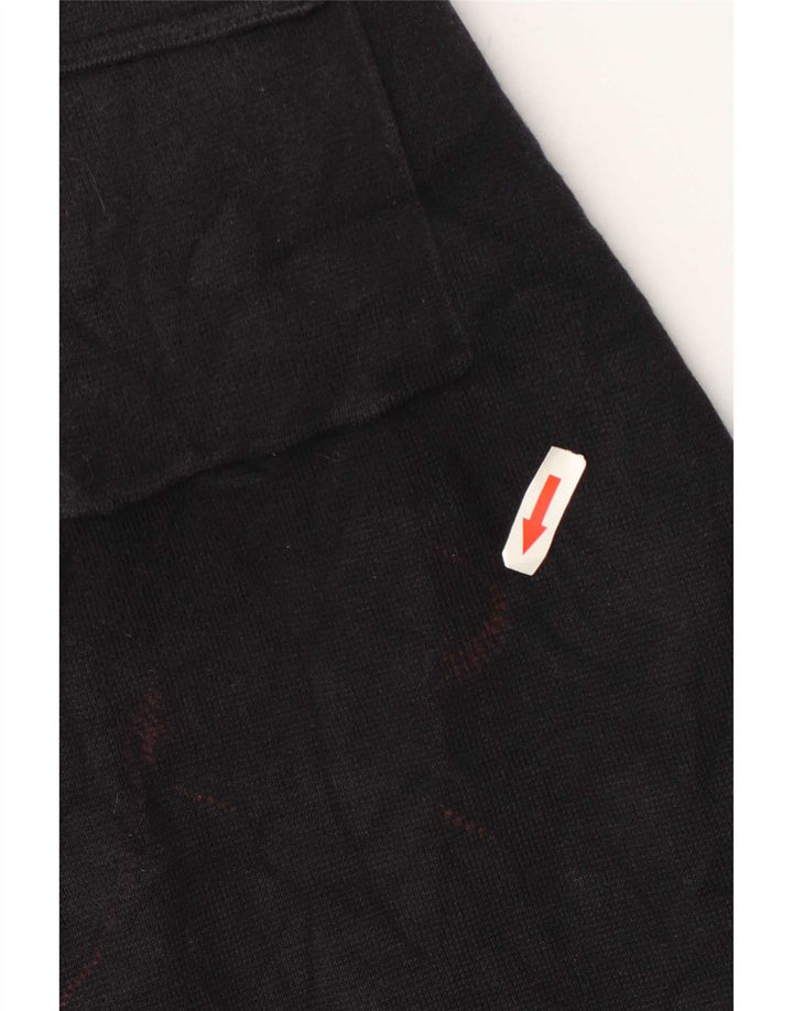 Marks & Spencer Mens Cardigan Sweater Large Black Cotton