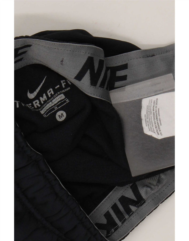 Nike Mens Therma-Fit Tracksuit Trousers Joggers Medium Navy Blue Polyester