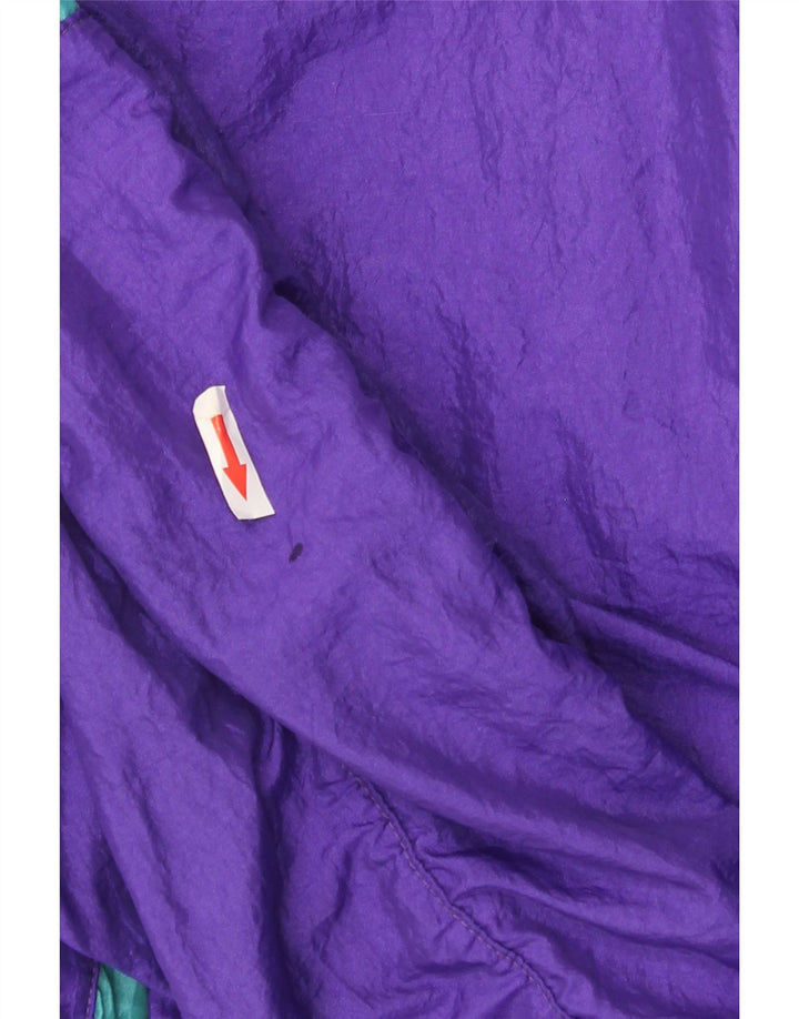 Arena Mens Graphic Tracksuit Top Jacket XL Purple Colourblock