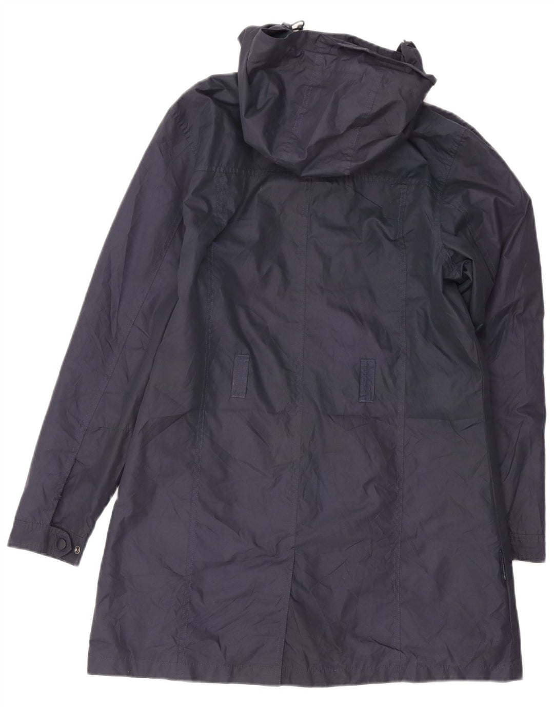 Mountain Warehouse Womens Hooded Raincoat UK 12 Medium Navy Blue Polyester