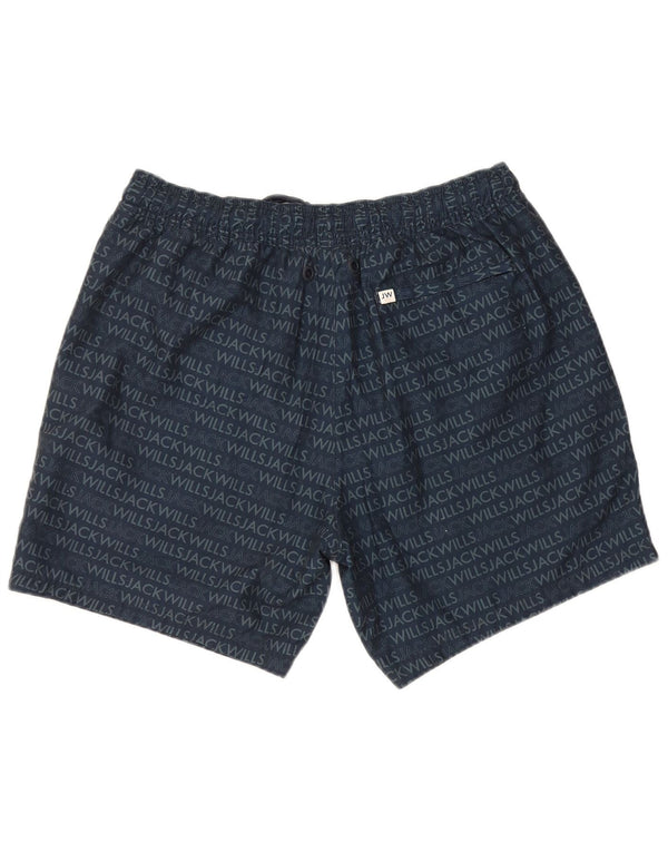 Jack Wills Mens Swimming Shorts Large  Navy Blue