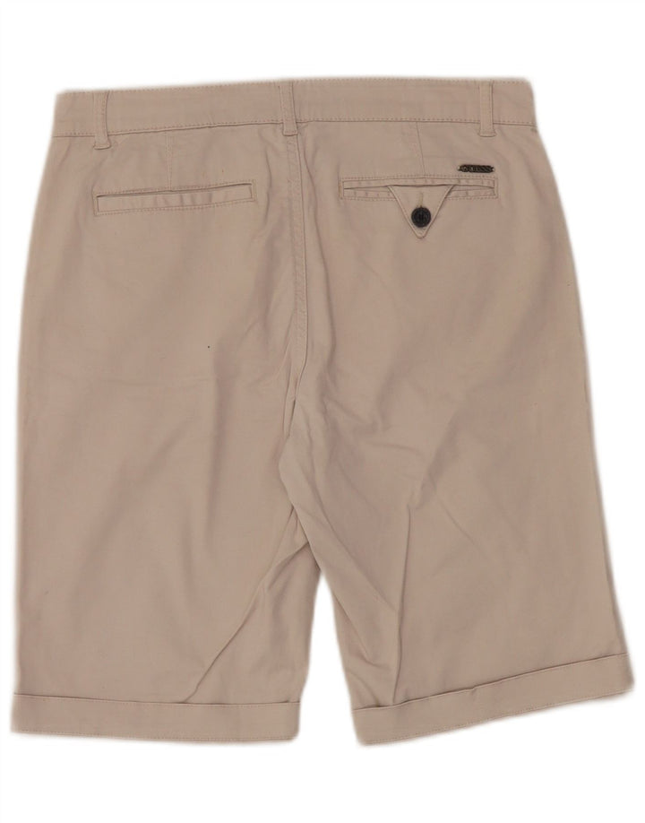 Guess Boys Chino Shorts 15-16 Years XL W30  Beige Cotton