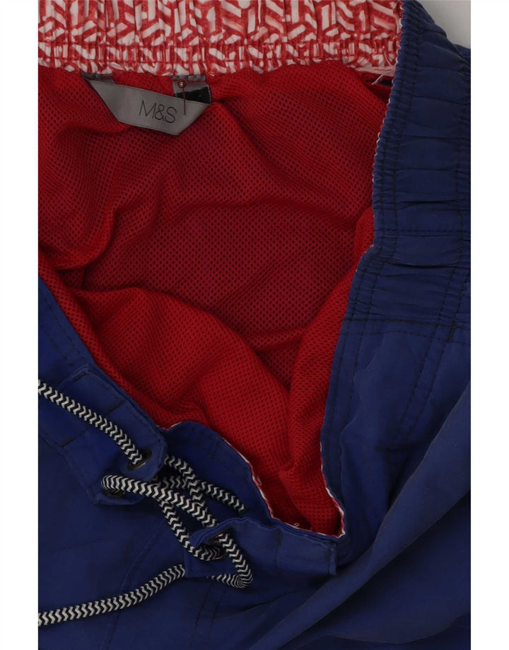 Marks & Spencer Mens Swimming Shorts Large Blue