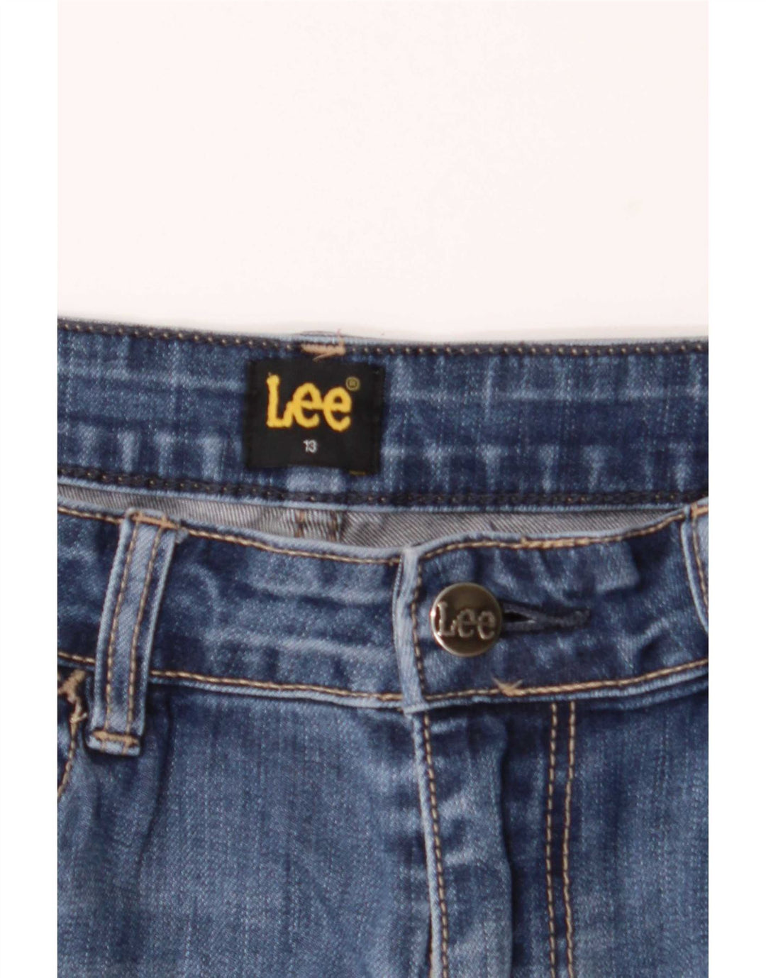Lee Womens Bootcut Jeans US 13 Large W32 L33 Blue Cotton