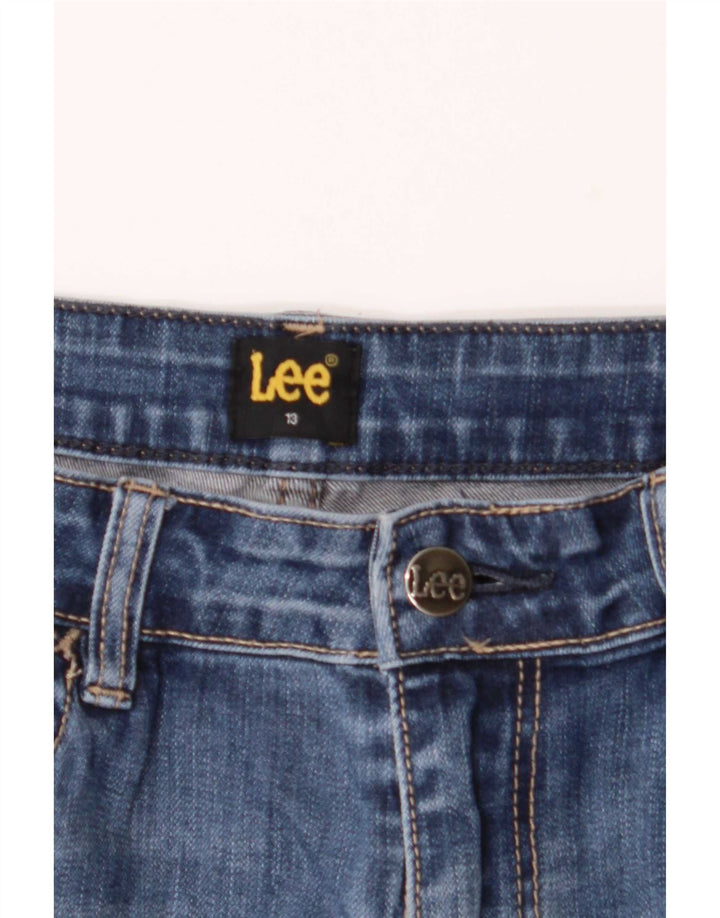 Lee Womens Bootcut Jeans US 13 Large W32 L33 Blue Cotton