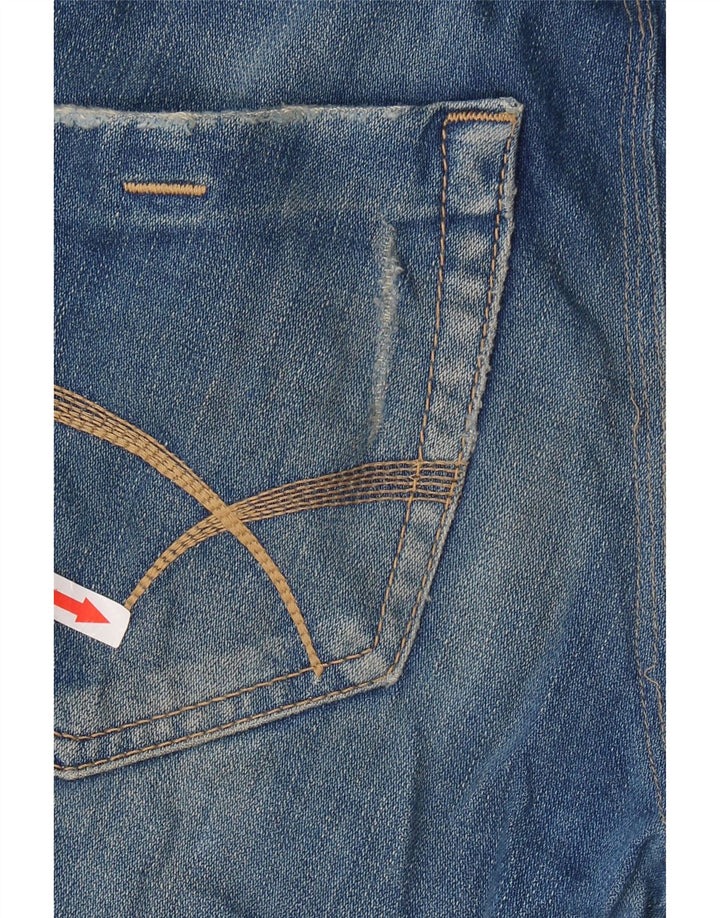 GAS Womens Slim Jeans W32 L29 Blue Cotton