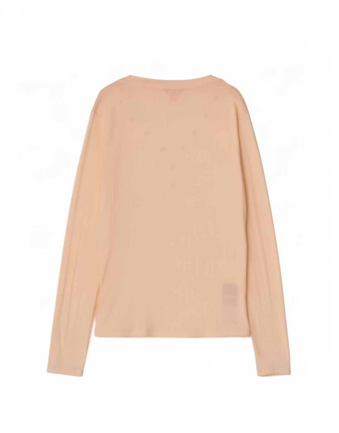 Guess Womens Top Long Sleeve UK 14 Large Off White Viscose