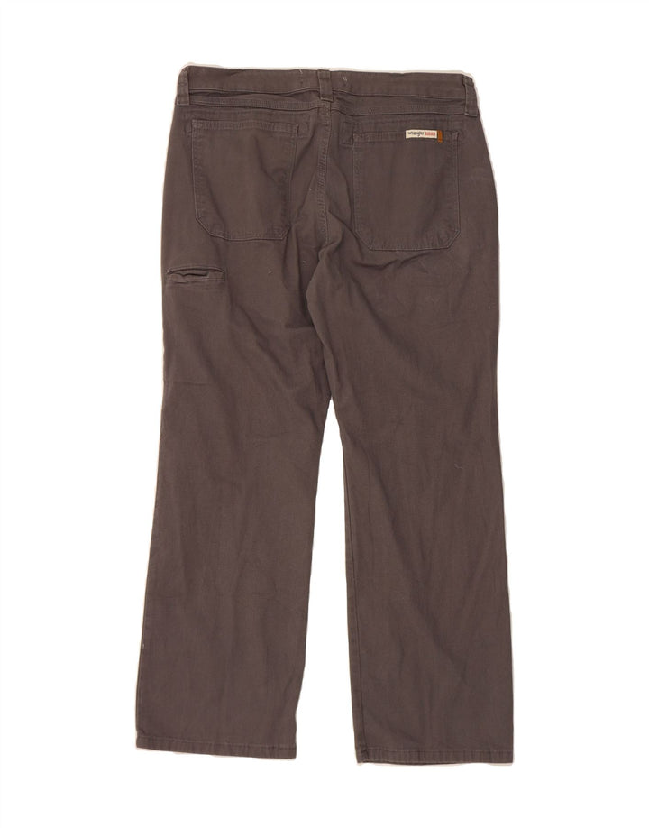 WRANGLER Womens Straight Cargo Trousers W36 L30 Grey Cotton Vintage Wrangler and Second-Hand Wrangler from Messina Hembry 