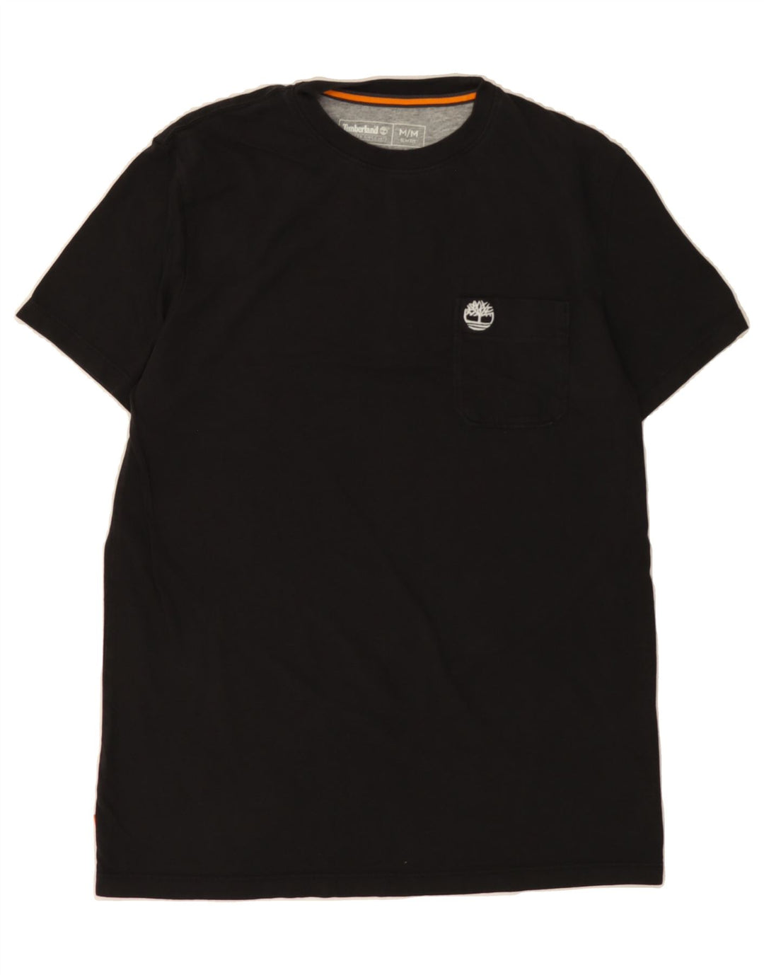 TIMBERLAND Mens Slim Fit T-Shirt Top Medium Black Cotton Vintage Timberland and Second-Hand Timberland from Messina Hembry 