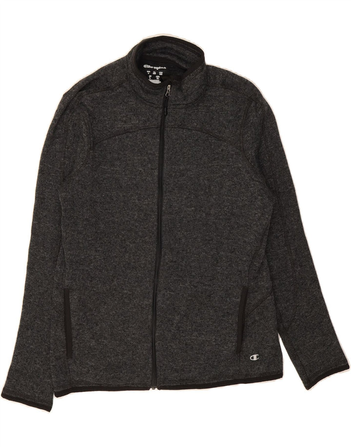 CHAMPION Womens Tracksuit Top Jacket UK 16 Large Grey Polyester Vintage Champion and Second-Hand Champion from Messina Hembry 
