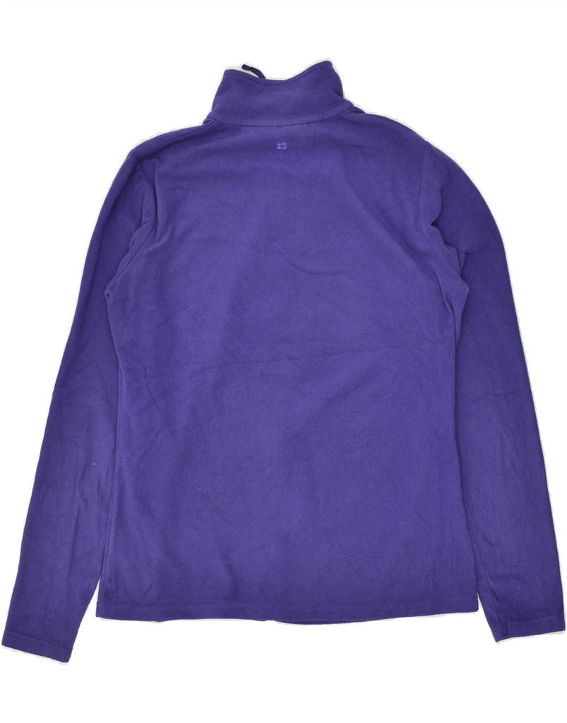 MOUNTAIN WAREHOUSE Womens Fleece Jacket UK 12 Medium Purple Polyester | Vintage Mountain Warehouse | Thrift | Second-Hand Mountain Warehouse | Used Clothing | Messina Hembry 