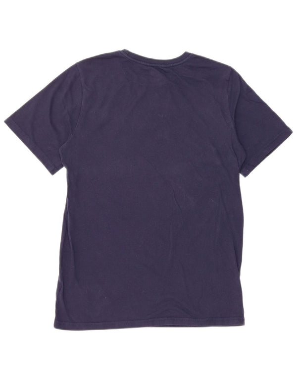 PUMA Boys Graphic T-Shirt Top 14-15 Years Large  Navy Blue Cotton