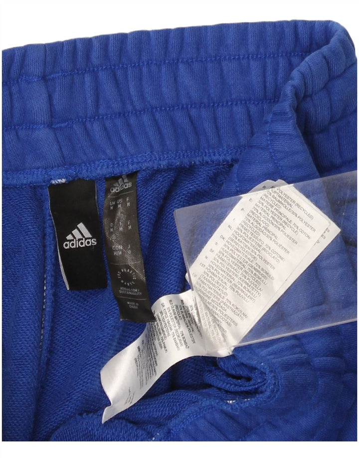 Adidas Mens Graphic Tracksuit Trousers Joggers Medium  Blue Cotton
