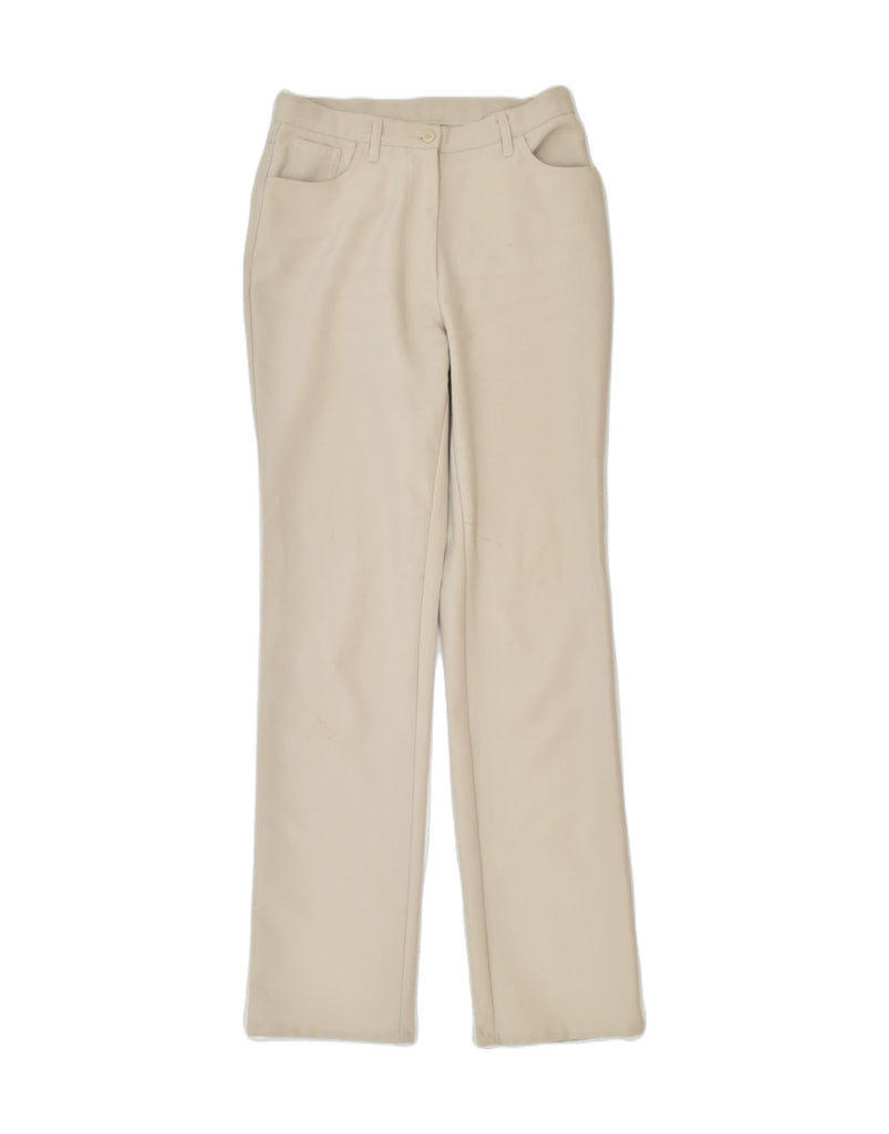 BENETTON Womens Straight Casual Trousers IT 40 Small W26 L31 Beige | Vintage | Thrift | Second-Hand | Used Clothing | Messina Hembry 