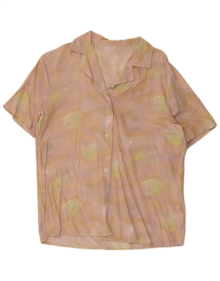 Andrea Mare Womens Shirt Blouse IT 42 Medium Multicoloured Tie Dye