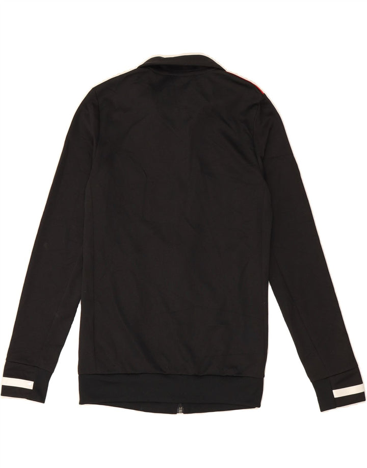 ADIDAS Womens Climacool Graphic Tracksuit Top Jacket UK 8/10 Small Black Vintage Adidas and Second-Hand Adidas from Messina Hembry 