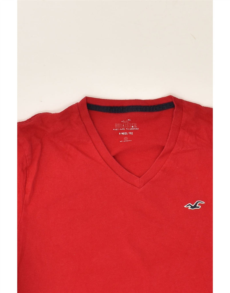 HOLLISTER Mens T-Shirt Top Small Red Cotton | Vintage Hollister | Thrift | Second-Hand Hollister | Used Clothing | Messina Hembry 