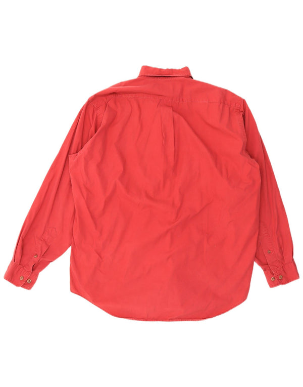 Marlboro Classics Mens Shirt Medium Red