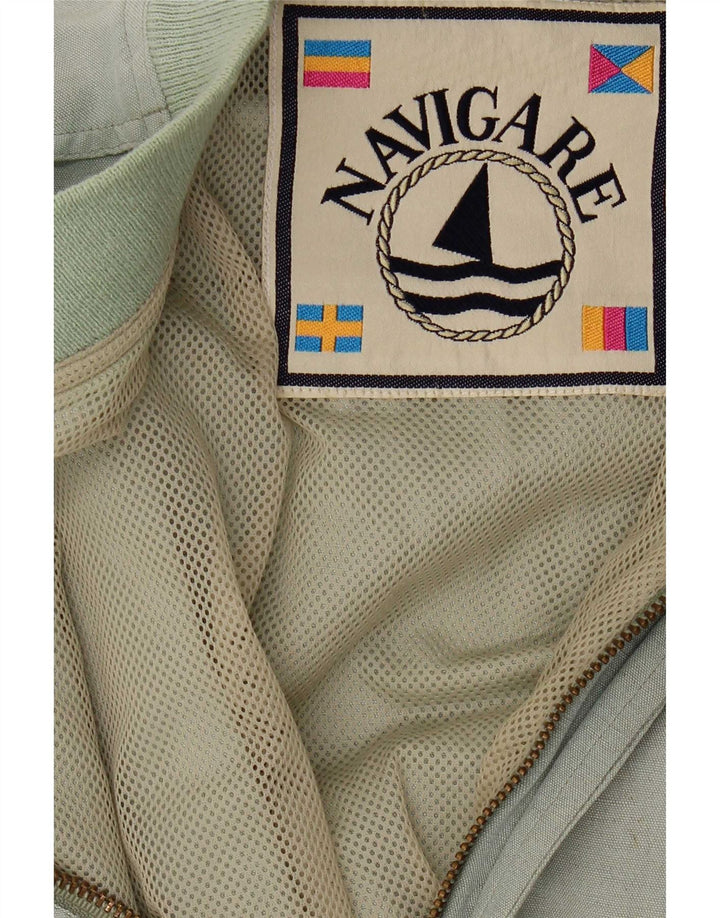 Navigare Mens Bomber Jacket UK 40 Large Green