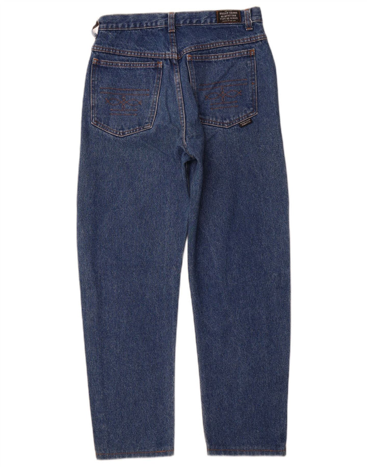 BENETTON Mens Straight Jeans W28 L27 Blue Cotton