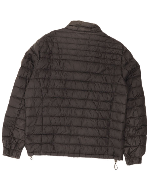 Massimo Dutti Mens Padded Jacket UK 40 Large Black Nylon