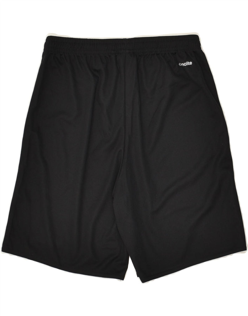 ADIDAS Boys Climalite Sport Shorts 13-14 Years Black Polyester | Vintage Adidas | Thrift | Second-Hand Adidas | Used Clothing | Messina Hembry 