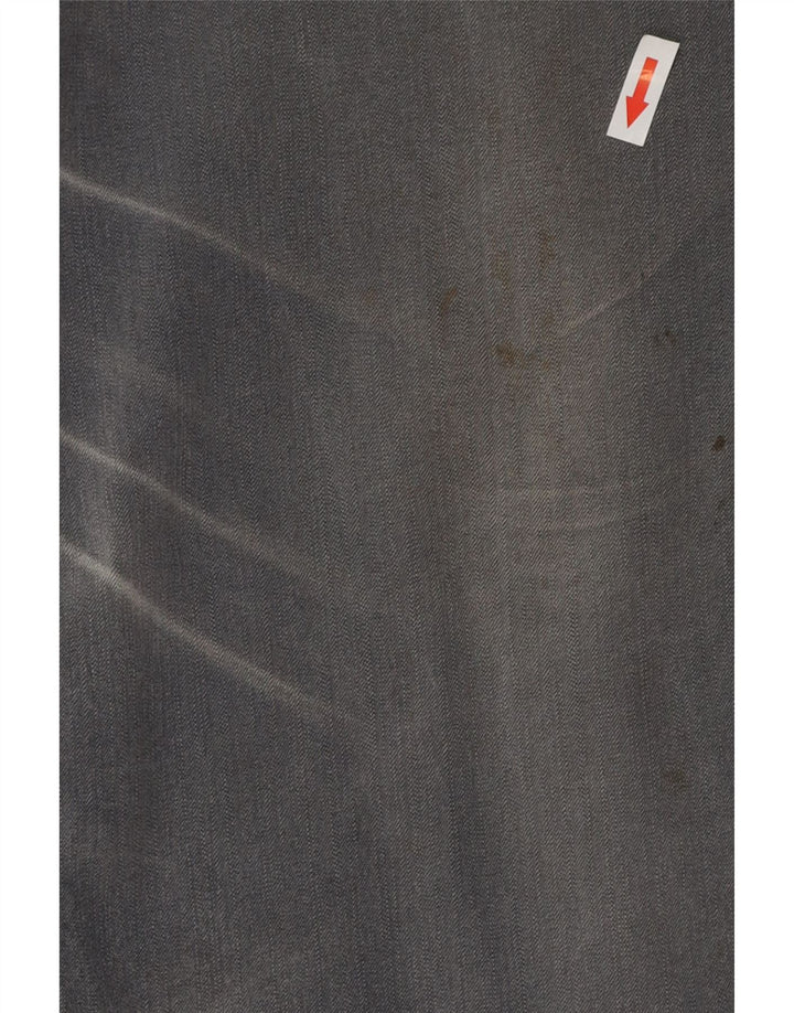 Marks & Spencer Mens Blue Harbour Straight Jeans W38 L31 Grey Cotton