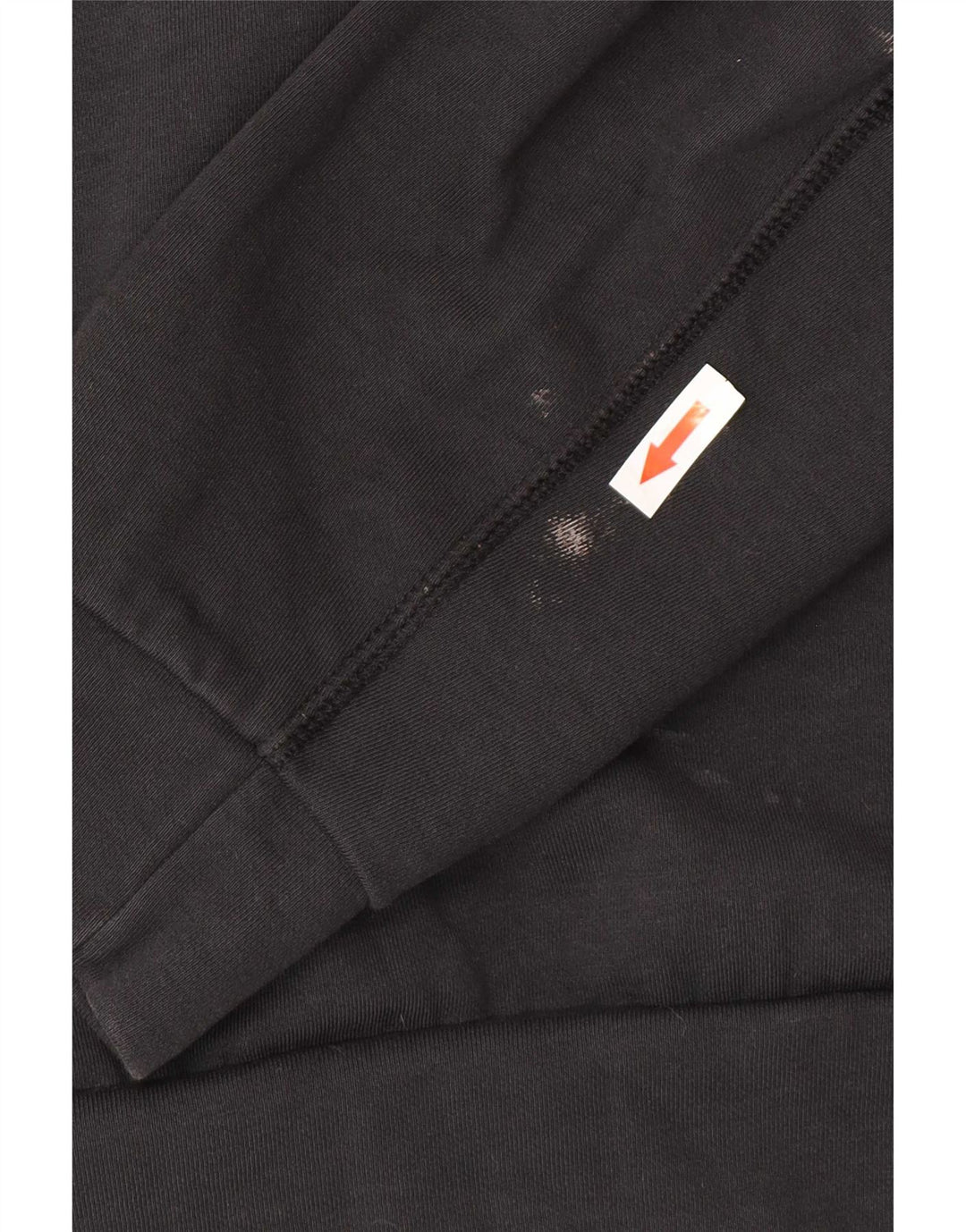 Nike Mens Zip Neck Sweatshirt Jumper Medium Black Cotton