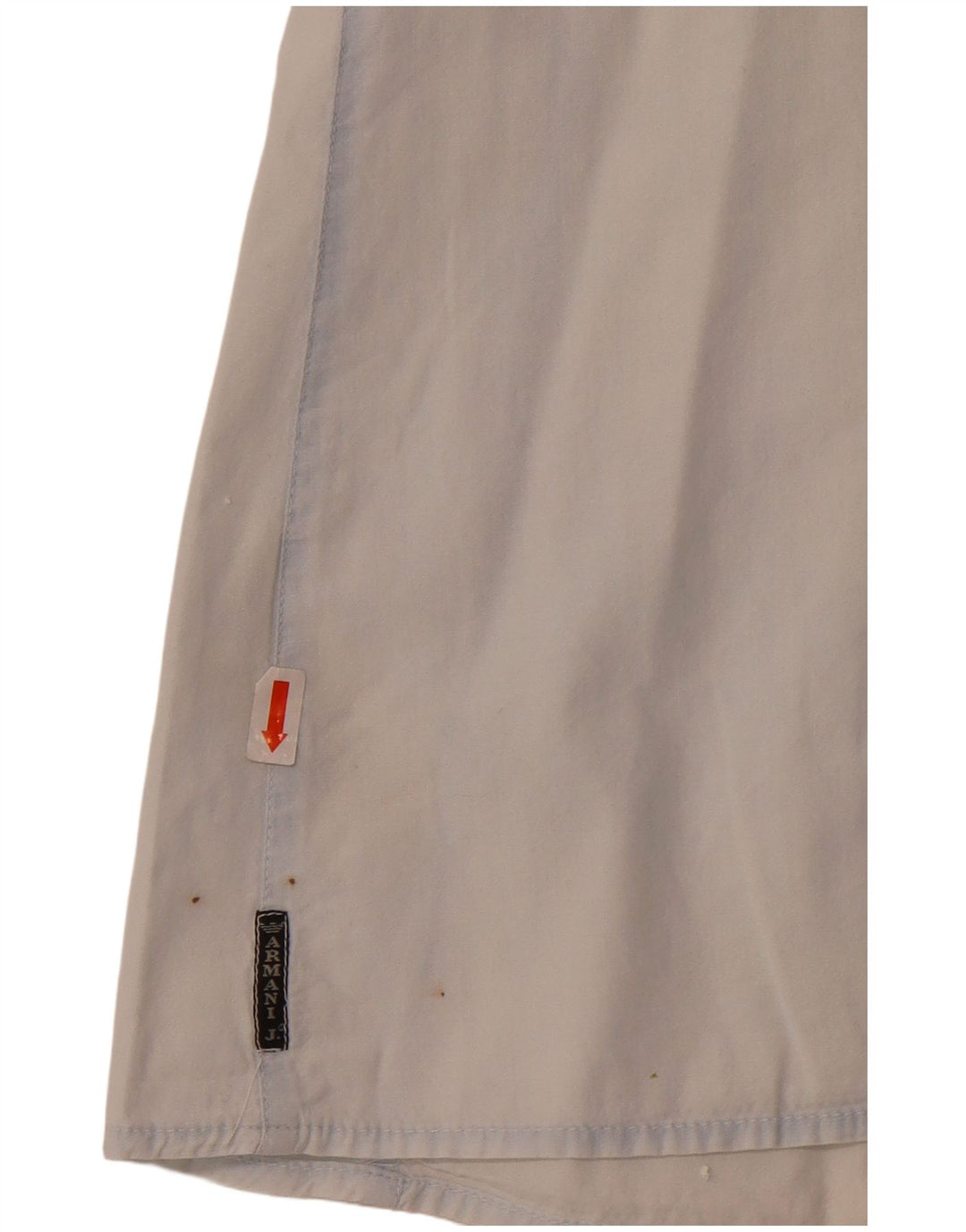 Armani Jeans Womens Sleeveless Shirt UK 14 Large Blue Cotton