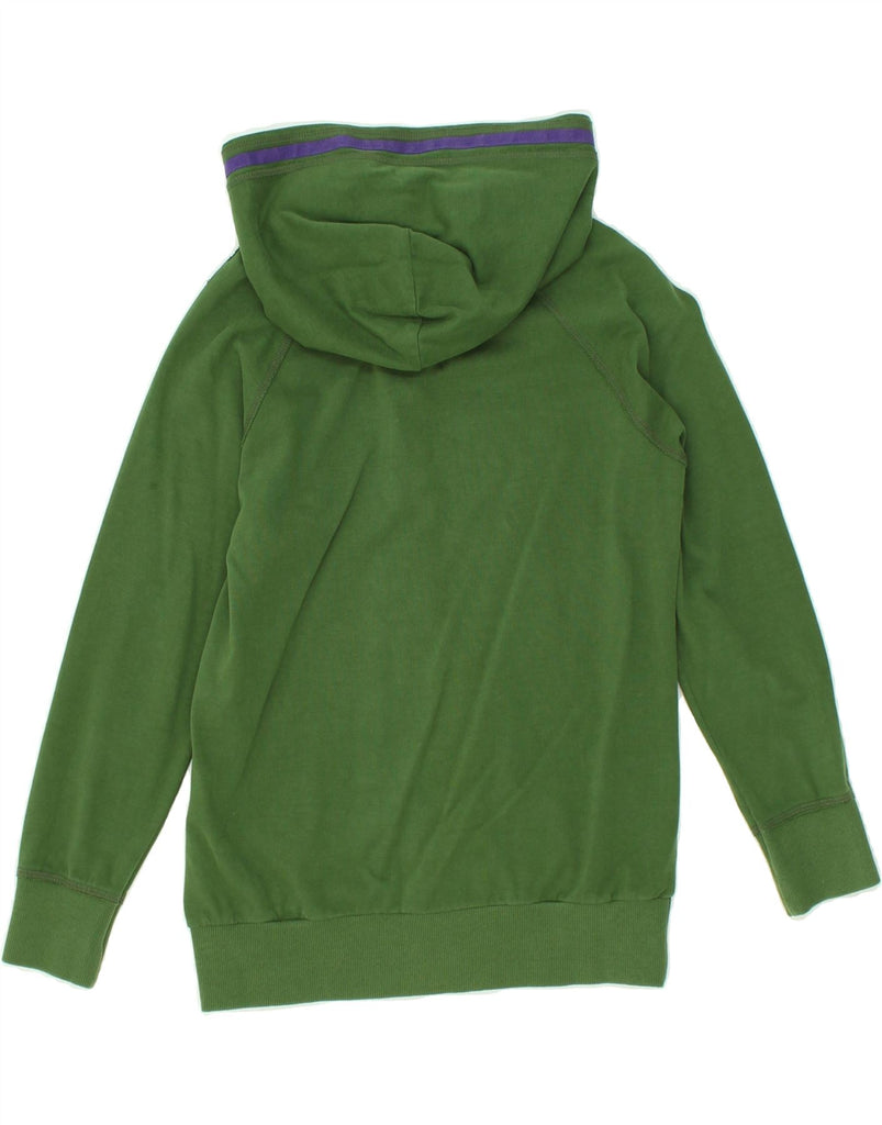 FRED PERRY Girls Hooded Tracksuit Top Jacket 11-12 Years Medium Green | Vintage Fred Perry | Thrift | Second-Hand Fred Perry | Used Clothing | Messina Hembry 